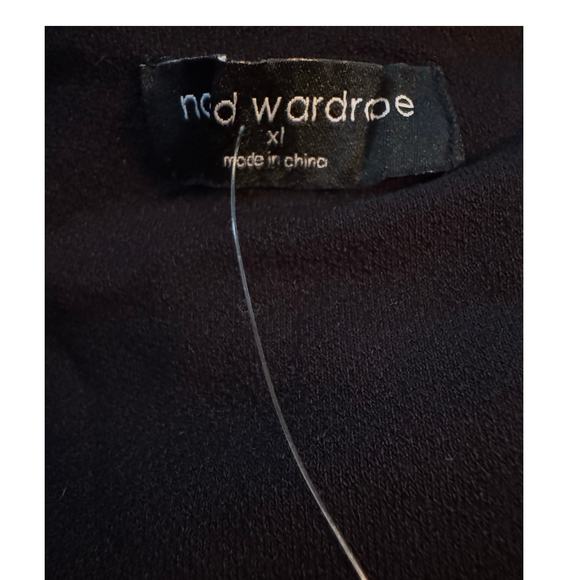 NAKED WARDROBE NWT Black Cropped Tank Top ONLY Size XL - Picture 4 of 6